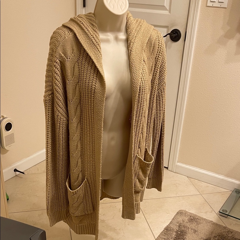 ✨Almost Famous Women’s Long Hooded Cardigan W/ pocket’s✨